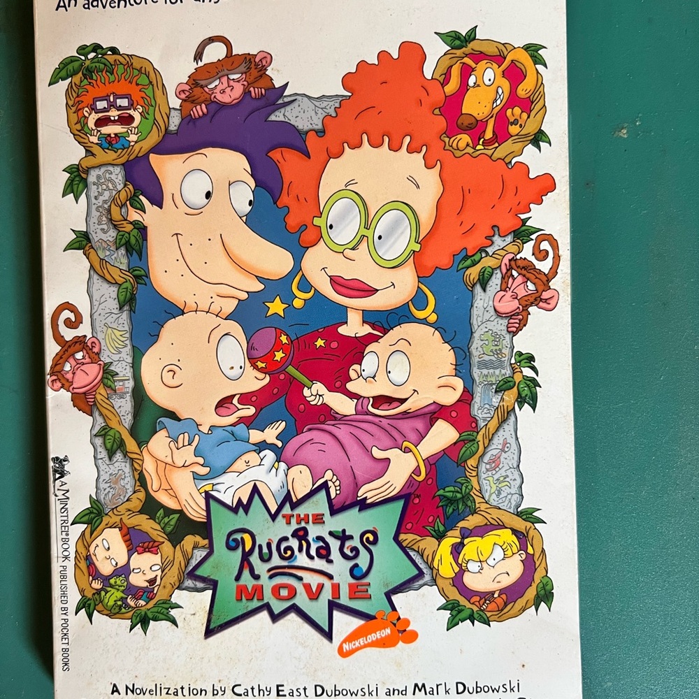 The Rugrats Movie Book 1998 Nickelodeon Paper Back